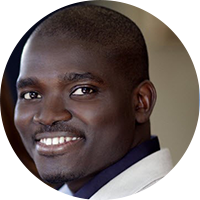 Headshot of a young black professional
