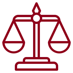 Granet icon of a law balance scale