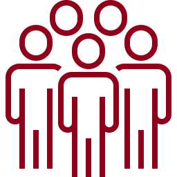 garnet icon of a group of people