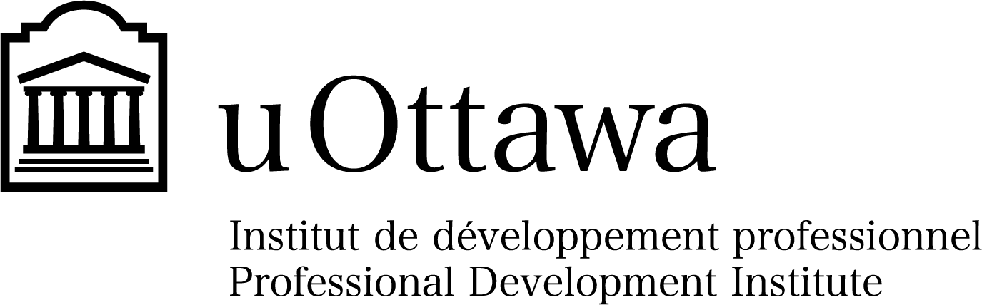 Official uOttawa PDI logo in black